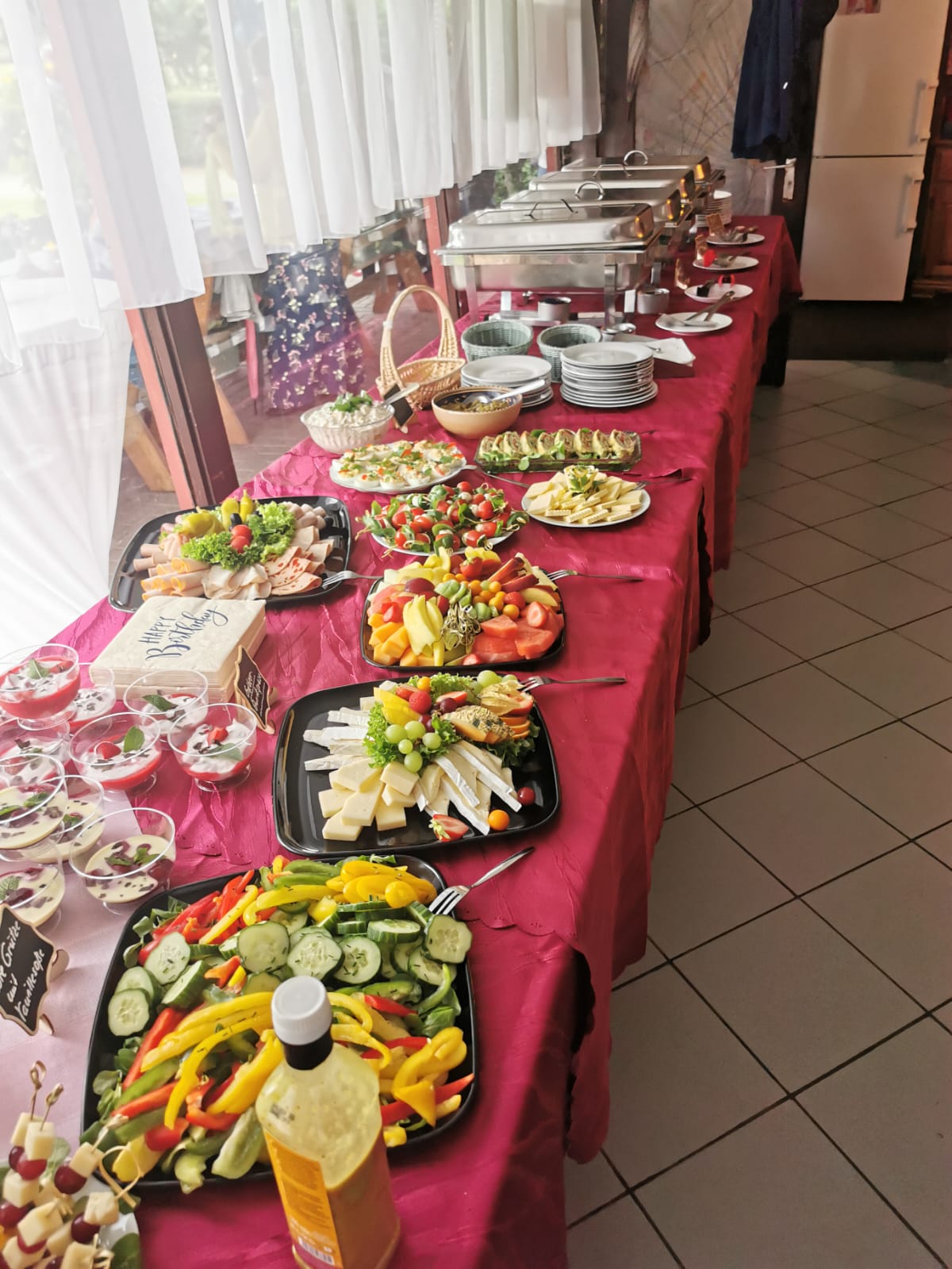 Buffet vom Partyservice Schreiber